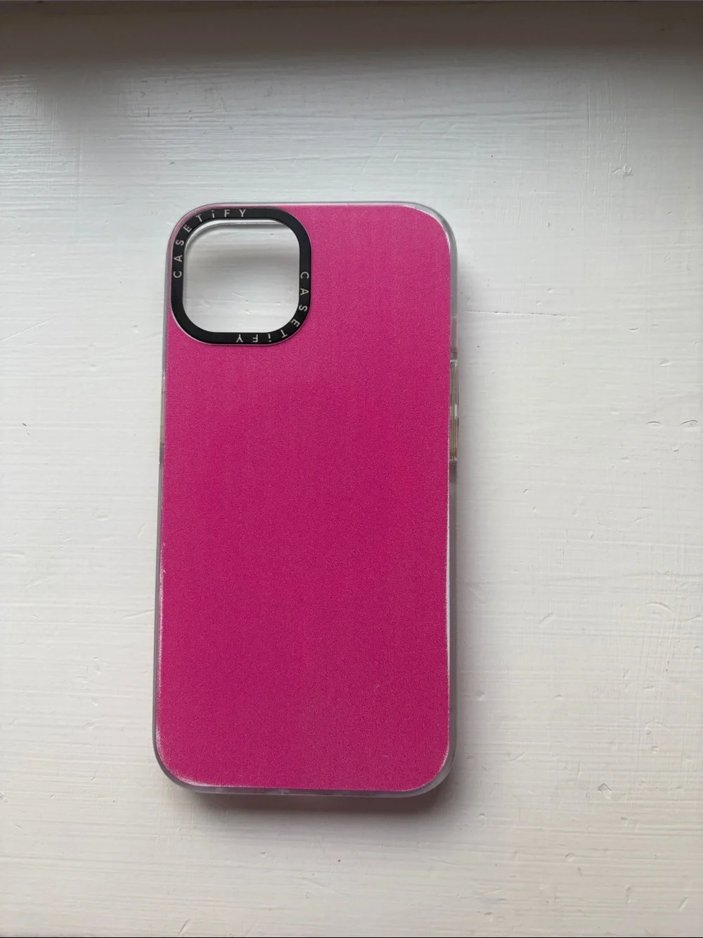 Casetify hot pink case for iPhone 13